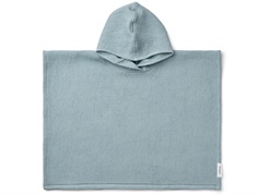 Liewood sea blue poncho håndklæde Paco